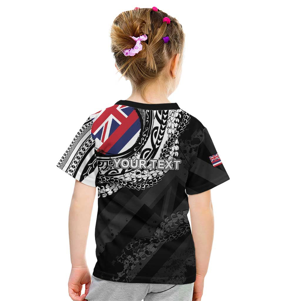 Personalised Hawaii Prince Kuhio Kid T Shirt Hawaiian Maile Lei