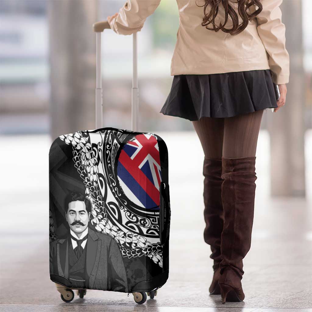 Hawaii Prince Kuhio Luggage Cover Hawaiian Maile Lei