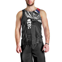 Personalised Hawaii Prince Kuhio Men Tank Top Hawaiian Maile Lei