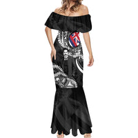 Personalised Hawaii Prince Kuhio Mermaid Dress Hawaiian Maile Lei LT05 - Polynesian Pride