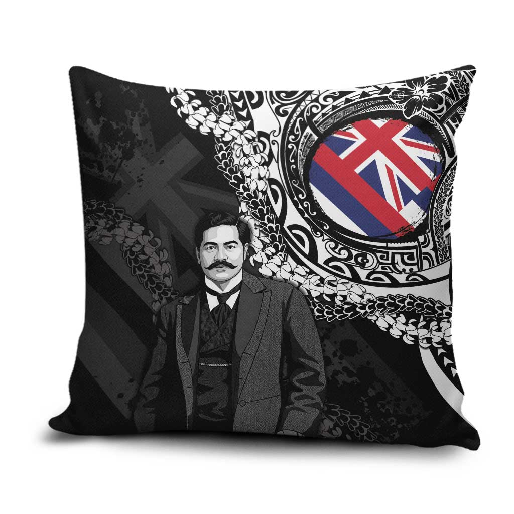Hawaii Prince Kuhio Pillow Cover Hawaiian Maile Lei