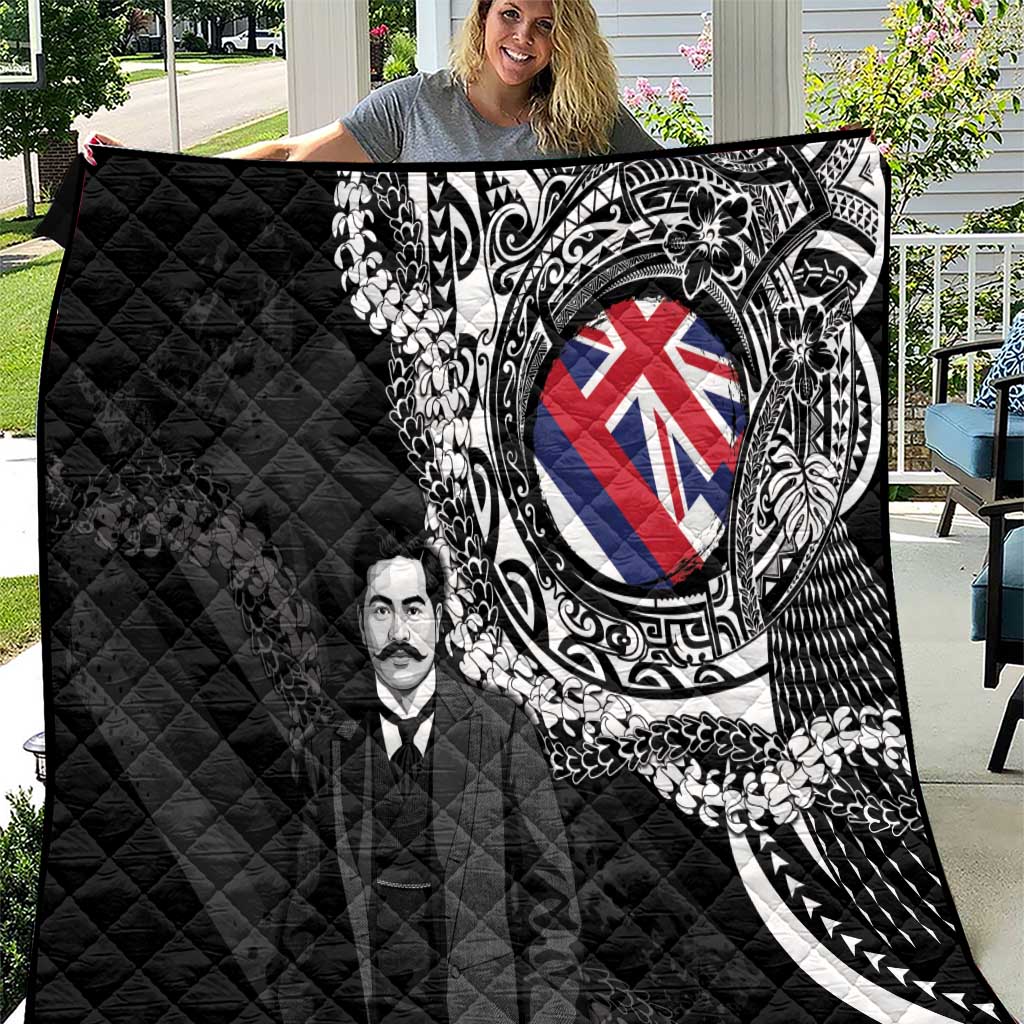 Hawaii Prince Kuhio Quilt Hawaiian Maile Lei