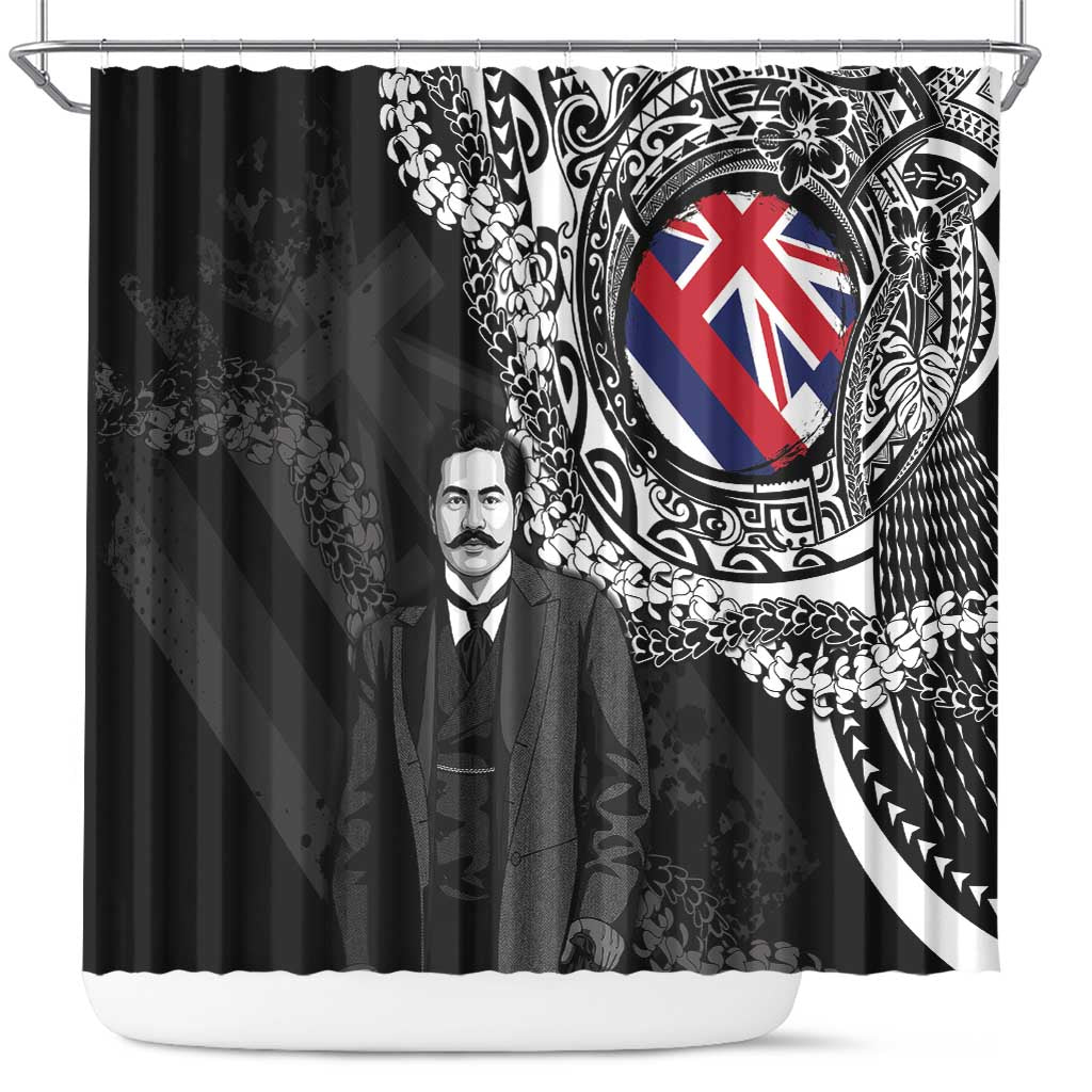 Hawaii Prince Kuhio Shower Curtain Hawaiian Maile Lei