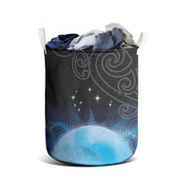 New Zealand Matariki Laundry Basket Pleiades Star Cluster Blue Galaxy LT05 - Polynesian Pride