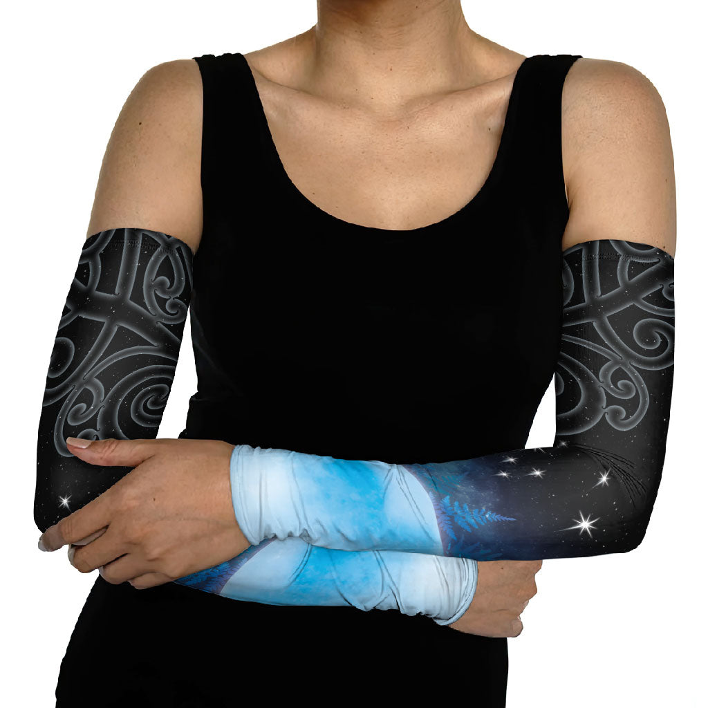 New Zealand Matariki Arm Sleeves Pleiades Star Cluster Blue Galaxy
