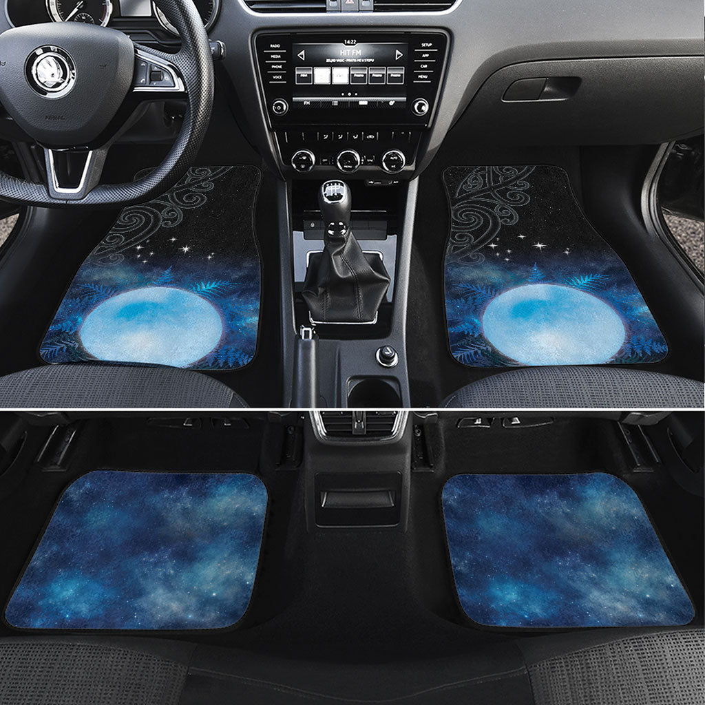 New Zealand Matariki Car Mats Pleiades Star Cluster Blue Galaxy
