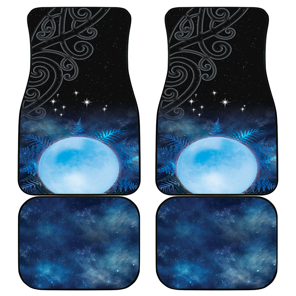 New Zealand Matariki Car Mats Pleiades Star Cluster Blue Galaxy