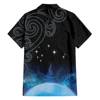 New Zealand Matariki Family Matching Tank Maxi Dress and Hawaiian Shirt Pleiades Star Cluster Blue Galaxy LT05 - Polynesian Pride