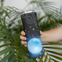 New Zealand Matariki Skinny Tumbler Pleiades Star Cluster Blue Galaxy