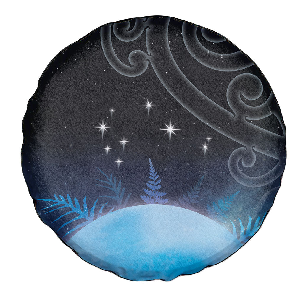 New Zealand Matariki Spare Tire Cover Pleiades Star Cluster Blue Galaxy
