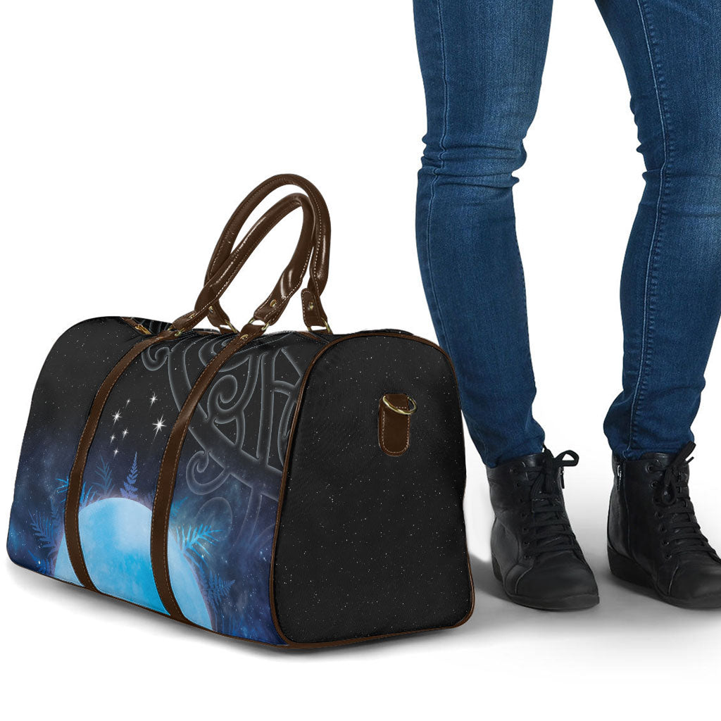 New Zealand Matariki Travel Bag Pleiades Star Cluster Blue Galaxy