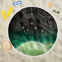 New Zealand Matariki Beach Blanket Pleiades Star Cluster Green Galaxy