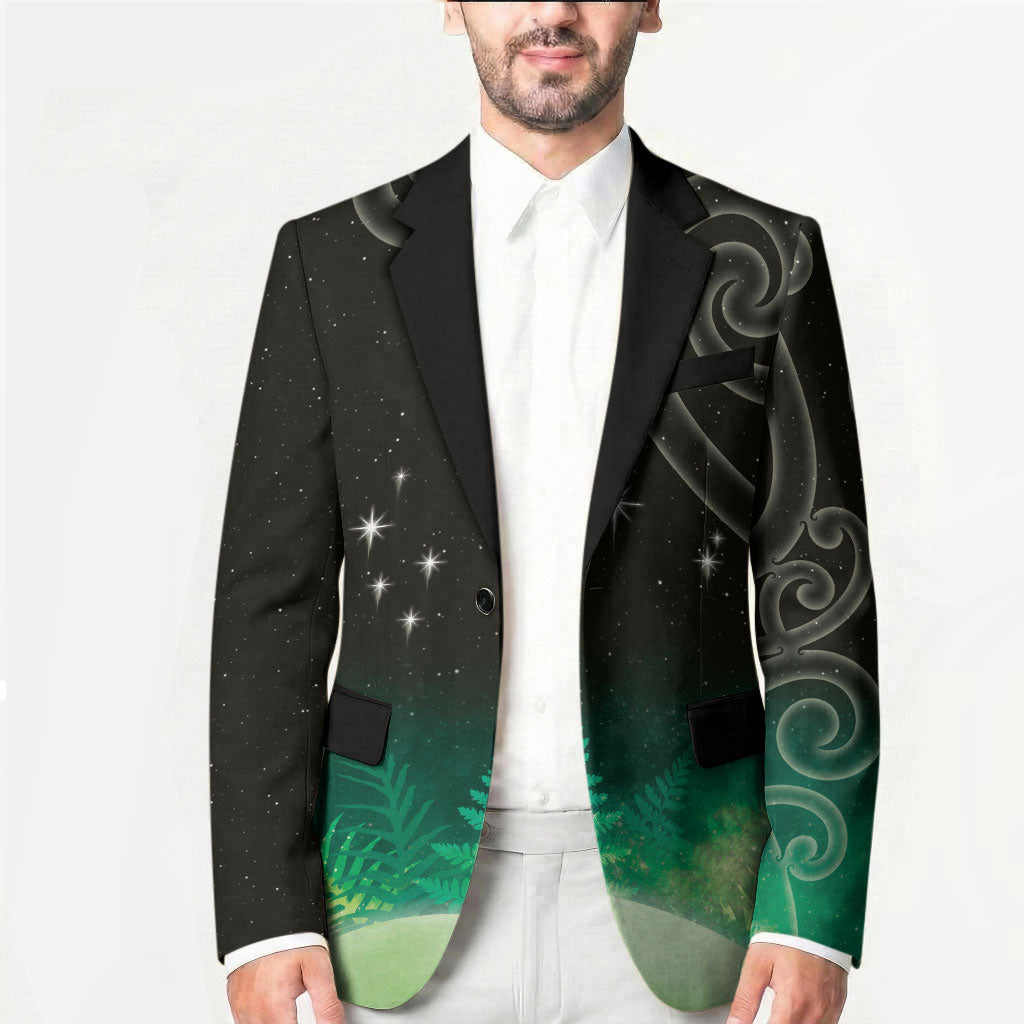 New Zealand Matariki Blazer Pleiades Star Cluster Green Galaxy LT05 - Polynesian Pride