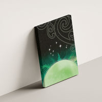 New Zealand Matariki Canvas Wall Art Pleiades Star Cluster Green Galaxy LT05 - Polynesian Pride