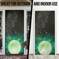 New Zealand Matariki Door Cover Pleiades Star Cluster Green Galaxy