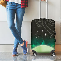 New Zealand Matariki Luggage Cover Pleiades Star Cluster Green Galaxy LT05 - Polynesian Pride