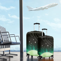 New Zealand Matariki Luggage Cover Pleiades Star Cluster Green Galaxy LT05 - Polynesian Pride