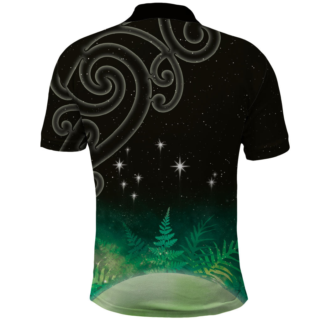 New Zealand Matariki Polo Shirt Pleiades Star Cluster Green Galaxy LT05 - Polynesian Pride