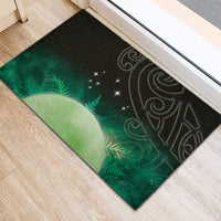New Zealand Matariki Rubber Doormat Pleiades Star Cluster Green Galaxy