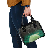 New Zealand Matariki Shoulder Handbag Pleiades Star Cluster Green Galaxy