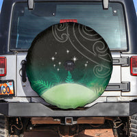 New Zealand Matariki Spare Tire Cover Pleiades Star Cluster Green Galaxy LT05 Green - Polynesian Pride