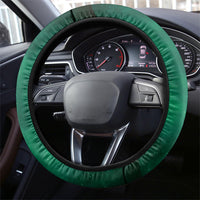 New Zealand Matariki Steering Wheel Cover Pleiades Star Cluster Green Galaxy LT05 - Polynesian Pride