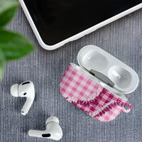 Pink Hawaii Palaka AirPods Case Hawaiian Honohono Lei LT05 - Polynesian Pride