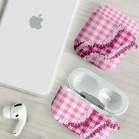 Pink Hawaii Palaka AirPods Case Hawaiian Honohono Lei LT05 - Polynesian Pride