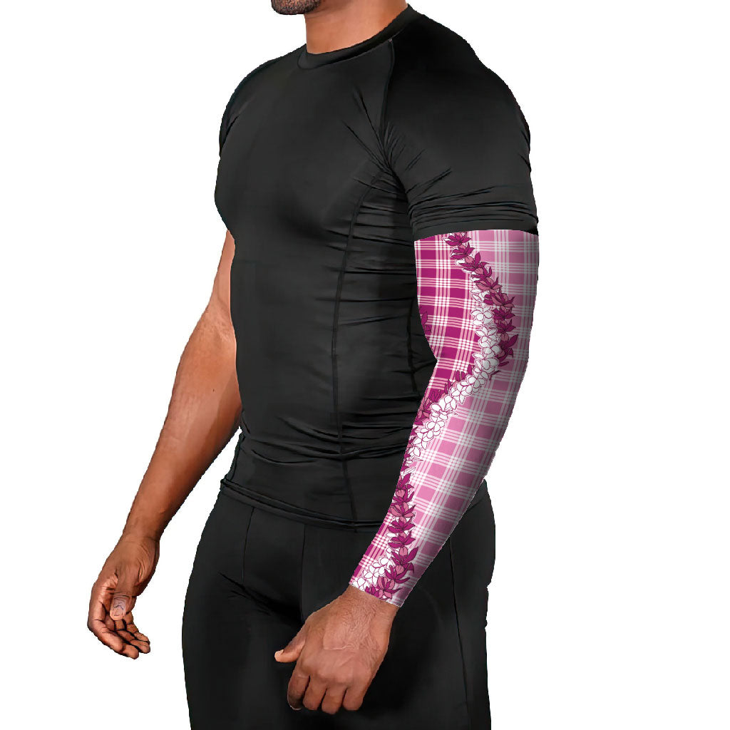 Pink Hawaii Palaka Arm Sleeves Hawaiian Honohono Lei LT05 - Polynesian Pride