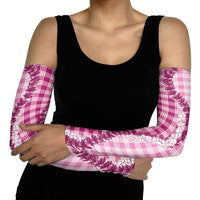 Pink Hawaii Palaka Arm Sleeves Hawaiian Honohono Lei LT05 - Polynesian Pride