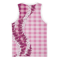 Pink Hawaii Palaka Basketball Jersey Hawaiian Honohono Lei