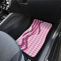 Pink Hawaii Palaka Car Mats Hawaiian Honohono Lei LT05 - Polynesian Pride
