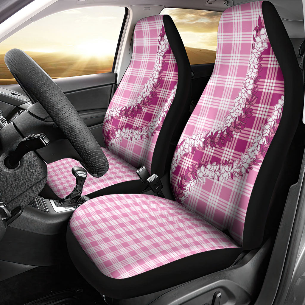 Pink Hawaii Palaka Car Seat Cover Hawaiian Honohono Lei