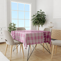 Pink Hawaii Palaka Tablecloth Hawaiian Honohono Lei