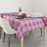 Pink Hawaii Palaka Tablecloth Hawaiian Honohono Lei