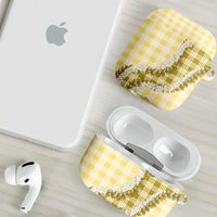 Yellow Hawaii Palaka AirPods Case Hawaiian Honohono Lei LT05 - Polynesian Pride