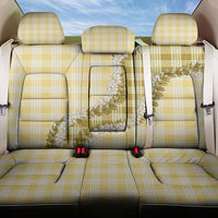 Yellow Hawaii Palaka Back Car Seat Cover Hawaiian Honohono Lei