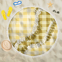Yellow Hawaii Palaka Beach Blanket Hawaiian Honohono Lei