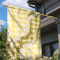Yellow Hawaii Palaka Garden Flag Hawaiian Honohono Lei