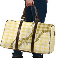 Yellow Hawaii Palaka Travel Bag Hawaiian Honohono Lei