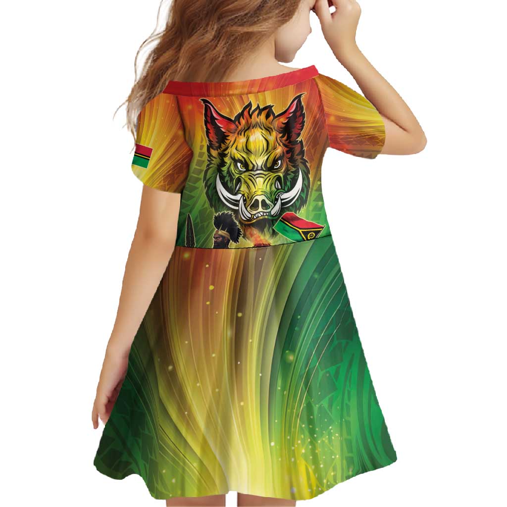 Vanuatu July 30th 1980 Family Matching Short Sleeve Bodycon Dress and Hawaiian Shirt Happy Independence Day - Polynesian Pride