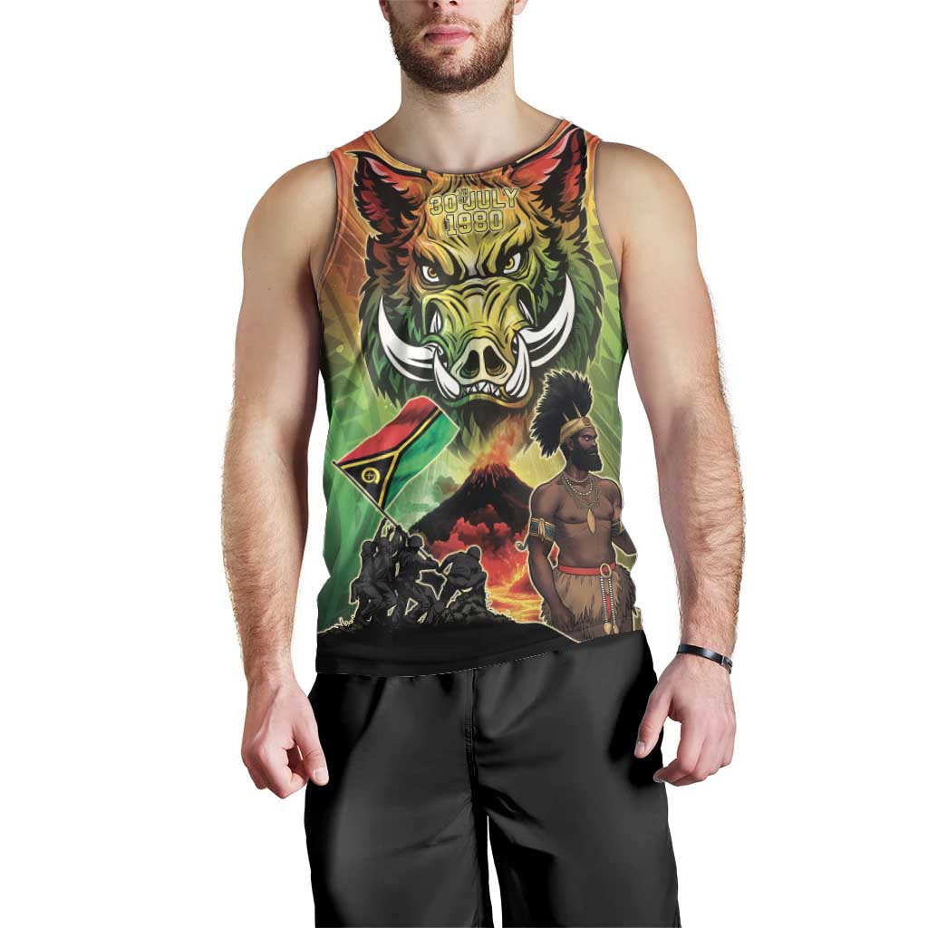 Vanuatu July 30th 1980 Men Tank Top Happy Independence Day - Polynesian Pride