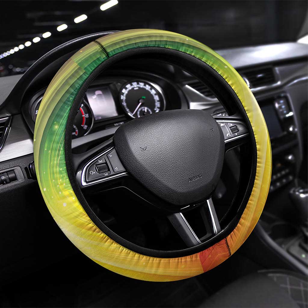 Vanuatu July 30th 1980 Steering Wheel Cover Happy Independence Day - Polynesian Pride