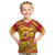 Vanuatu 45 Yia Indipendens Anivesari Kid T Shirt Tamtam Drum With Boar Tusk - Polynesian Pride