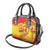 Vanuatu 45 Yia Indipendens Anivesari Shoulder Handbag Tamtam Drum With Boar Tusk - Polynesian Pride