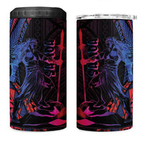 Samoan Pride 4 in 1 Can Cooler Tumbler The Tui Manua - Polynesian Pride