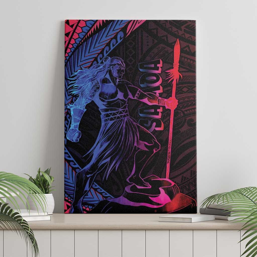 Samoan Pride Canvas Wall Art The Tui Manua - Polynesian Pride