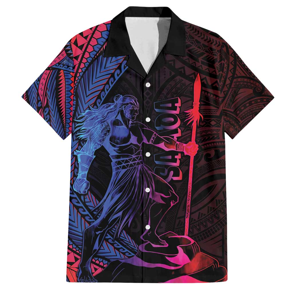 Samoan Pride Family Matching Tank Maxi Dress and Hawaiian Shirt The Tui Manua - Polynesian Pride