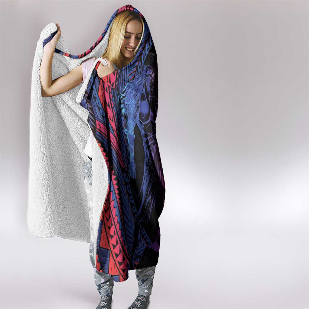 Samoan Pride Hooded Blanket The Tui Manua LT05 - Polynesian Pride