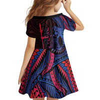 Samoan Pride Kid Short Sleeve Dress The Tui Manua - Polynesian Pride
